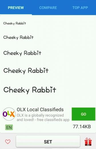 edit font Aldo S12 Galaxy